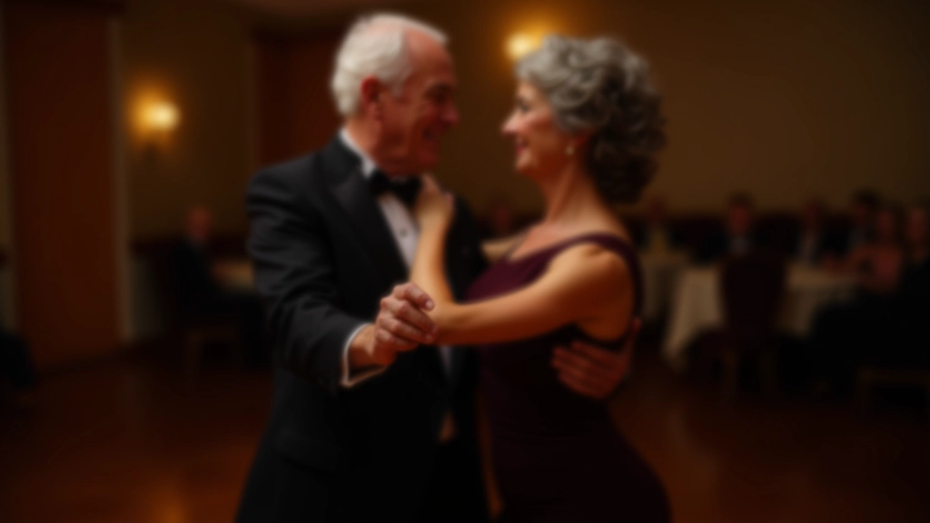 Two dancers demonstrating proper frame and upper body connection in tango